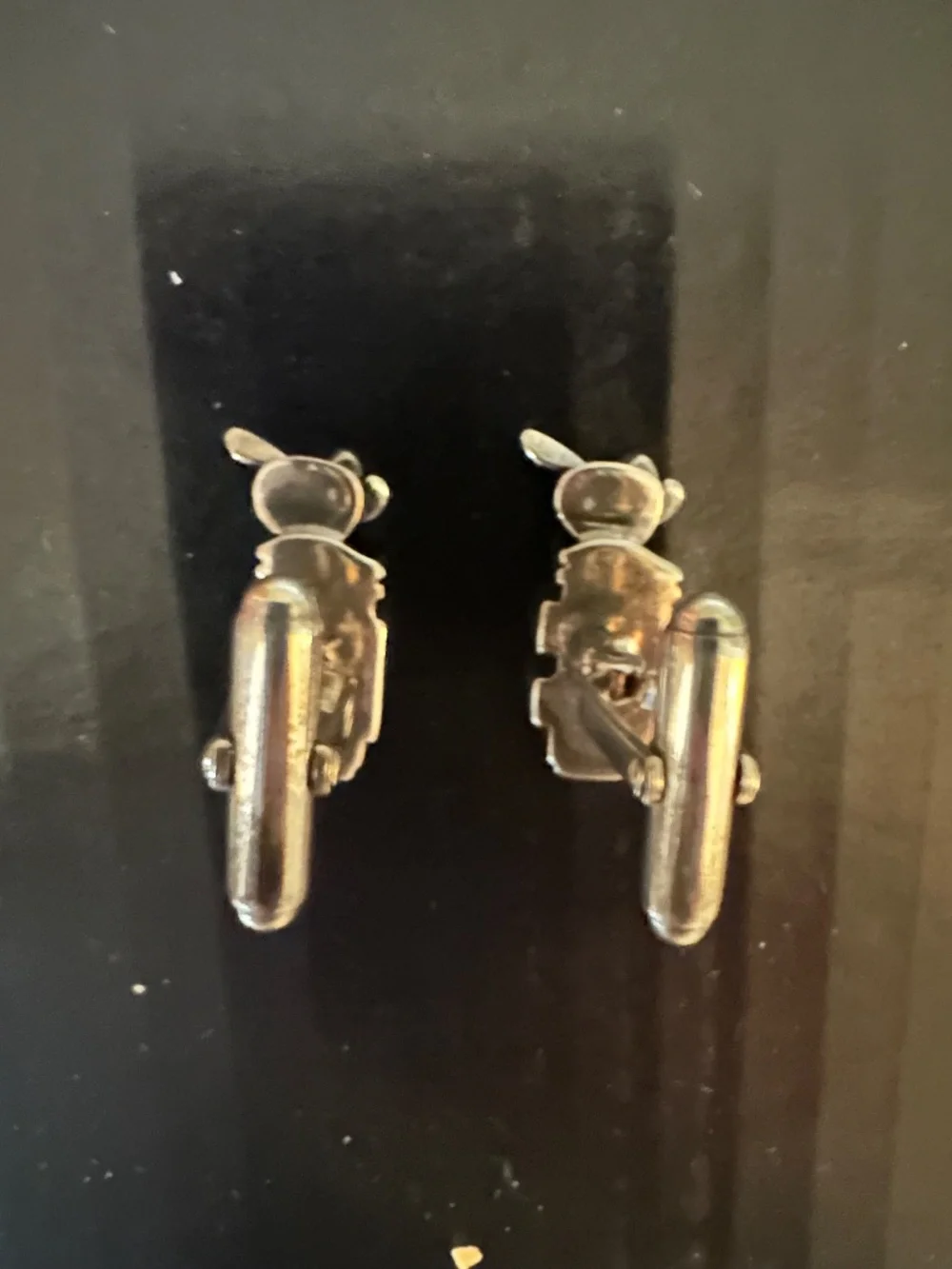 Men's Accessory, Men's Cuff Links 925 Sterling Silver Golf Clubs
